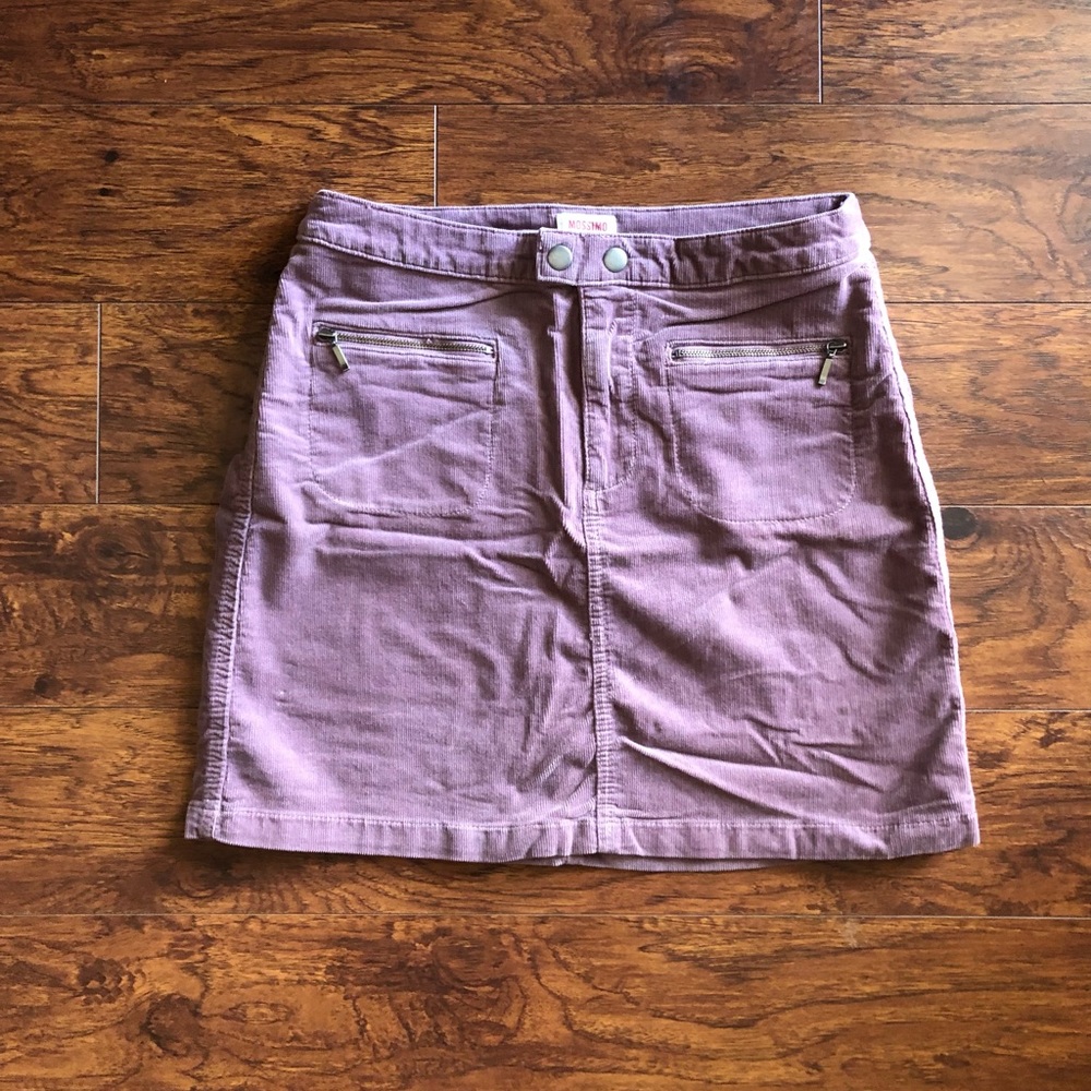 Purple High Waisted Skirt